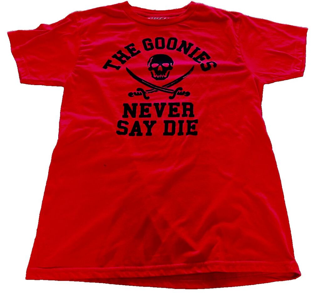 Goonies Ripple Junction Never Say Die Cotton Blend T-Shirt Unisex Adult M